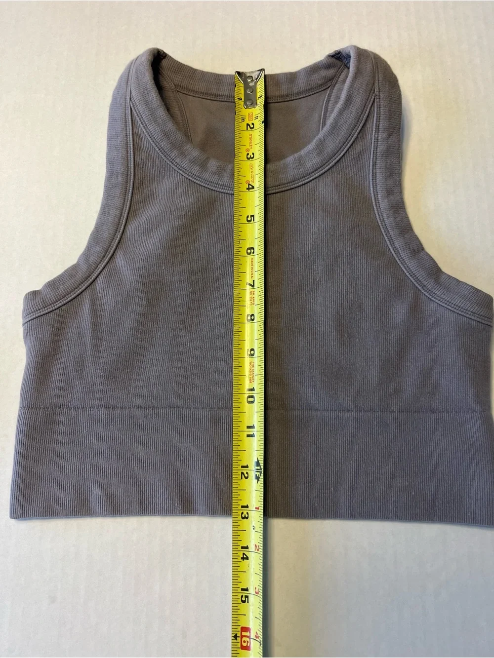 Alo Yoga Seamless Delight High Neck Workout Top Gray Size M